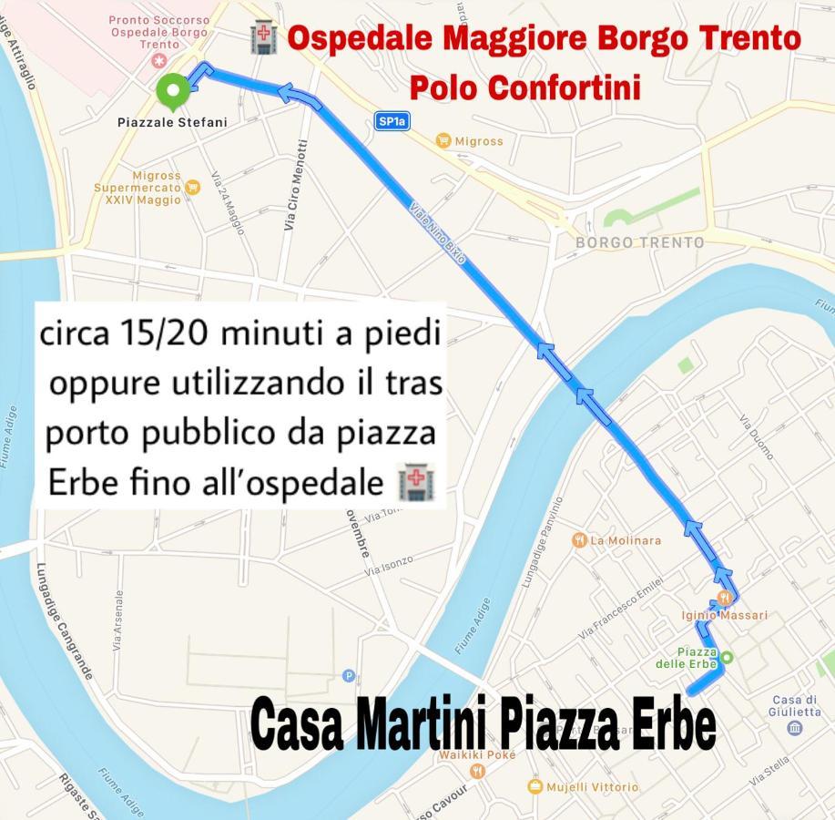 Appartamento Casa Martini Piazza Erbe Verona Esterno foto